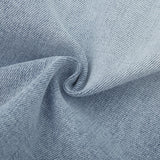 Patchwork Denim Jorts (Washed Blue) Patchwork Denim Jorts (Washed Blue)