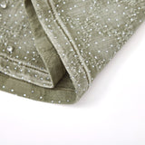 Gemstone Denim Jorts - Olive Gemstone Denim Jorts - Olive