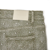 Gemstone Denim Jorts - Olive Gemstone Denim Jorts - Olive