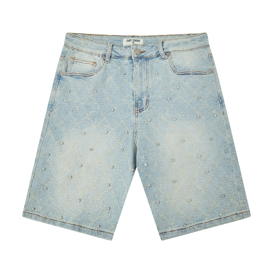 Gemstone Denim Jorts - Washed Blue