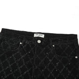 Gemstone Denim Jorts - Washed Black Gemstone Denim Jorts - Washed Black