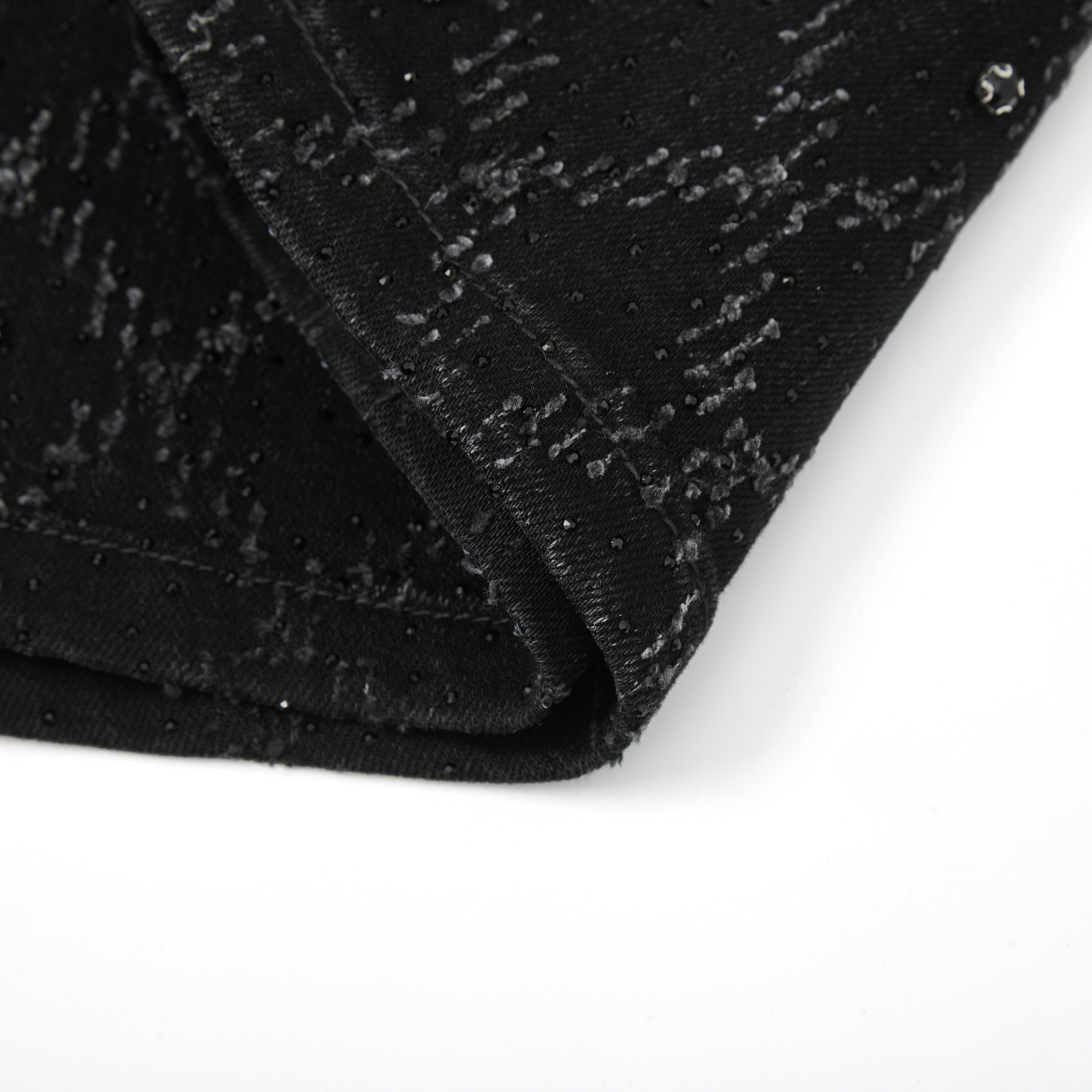 Gemstone Denim Jorts - Washed Black Gemstone Denim Jorts - Washed Black