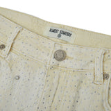 Gemstone Denim Jorts - White Gemstone Denim Jorts - White