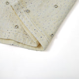 Gemstone Denim Jorts - White Gemstone Denim Jorts - White