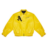 DONCARE (AFGK) "Racing Ferrari Leather Jacket" - Yellow DONCARE (AFGK) "Racing Ferrari Leather Jacket" - Yellow
