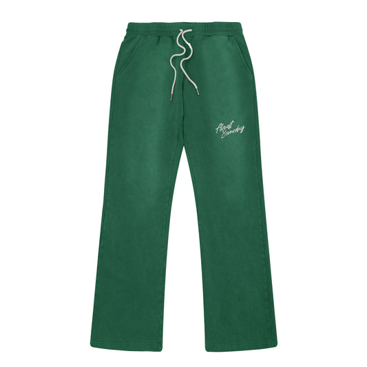 Signature Sun Faded Flare Sweatpants (Green)