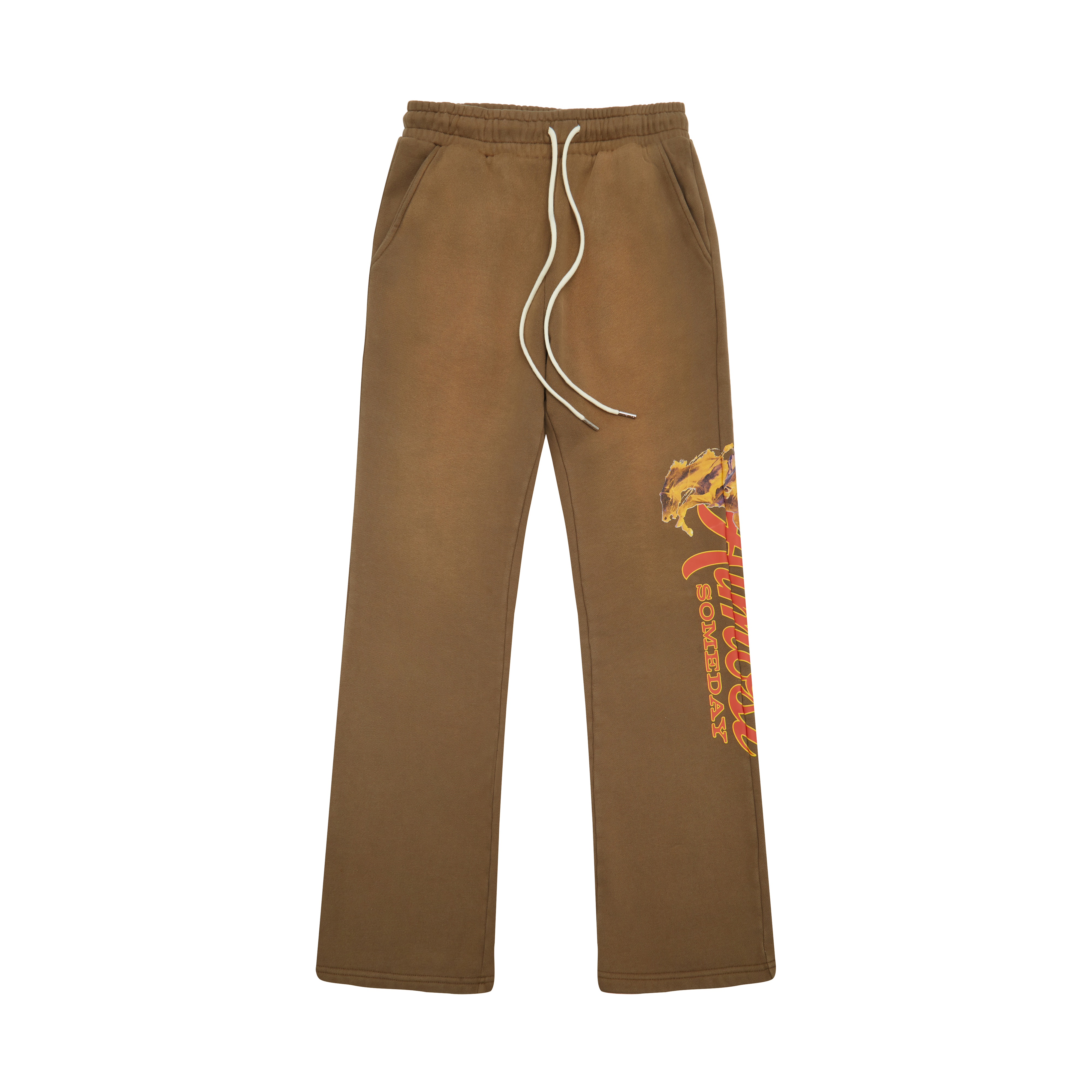Vaquero Flare Sweatpants - Sun Fade Wash (Brown) Vaquero Flare Sweatpants - Sun Fade Wash (Brown)