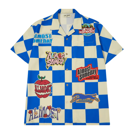 Hendrix Button Up Shirt (Blue)