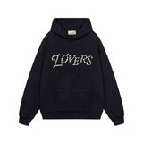 Love Me More Pearl Embroidered Hoodie Love Me More Pearl Embroidered Hoodie