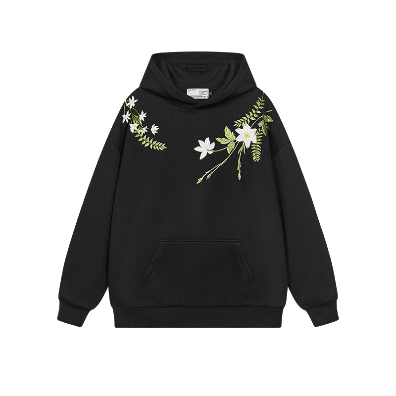 Brenches Embroidered Oversized Hoodie Brenches Embroidered Oversized Hoodie