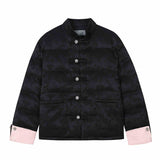 Floral Jacquard Chinese Style Cotton Coat Floral Jacquard Chinese Style Cotton Coat