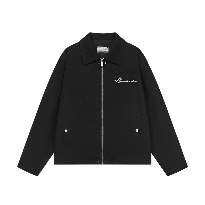 Handwritten Embroidered Cropped Jacket Handwritten Embroidered Cropped Jacket