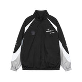 Spliced Contrast Stitching Coach Jacket Spliced Contrast Stitching Coach Jacket