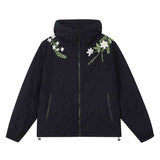 Floral Quilted Hooded Down Coat Floral Quilted Hooded Down Coat
