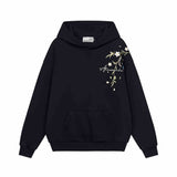 Floral Embroidered Graphic Hoodie Floral Embroidered Graphic Hoodie