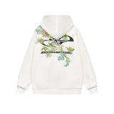 Floral Embroidery Logo Hoodie Floral Embroidery Logo Hoodie