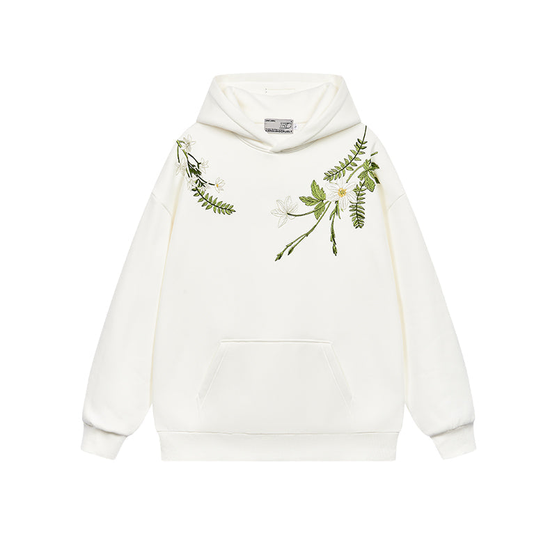 Brenches Embroidered Oversized Hoodie Brenches Embroidered Oversized Hoodie