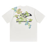 Floral Embroidered Logo Tee Floral Embroidered Logo Tee