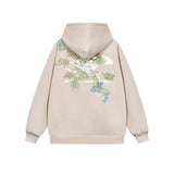 Floral Embroidery Logo Hoodie Floral Embroidery Logo Hoodie