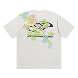 Floral Embroidered Logo Tee Floral Embroidered Logo Tee