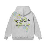 Floral Embroidery Logo Hoodie Floral Embroidery Logo Hoodie