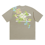 Floral Embroidered Logo Tee Floral Embroidered Logo Tee
