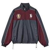 Colorblock Embroidered Sports Jacket Colorblock Embroidered Sports Jacket