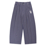 Retro Plaid Loose Wide-Leg Pants Retro Plaid Loose Wide-Leg Pants