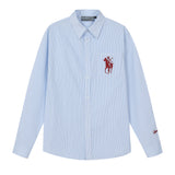 Vintage Striped Embroidered Shirt Vintage Striped Embroidered Shirt