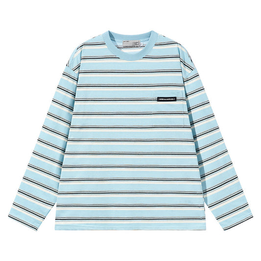 Striped Loose Fit L/S Tee