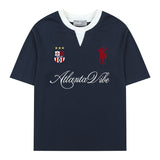 Layered Retro Embroidered Jersey Layered Retro Embroidered Jersey