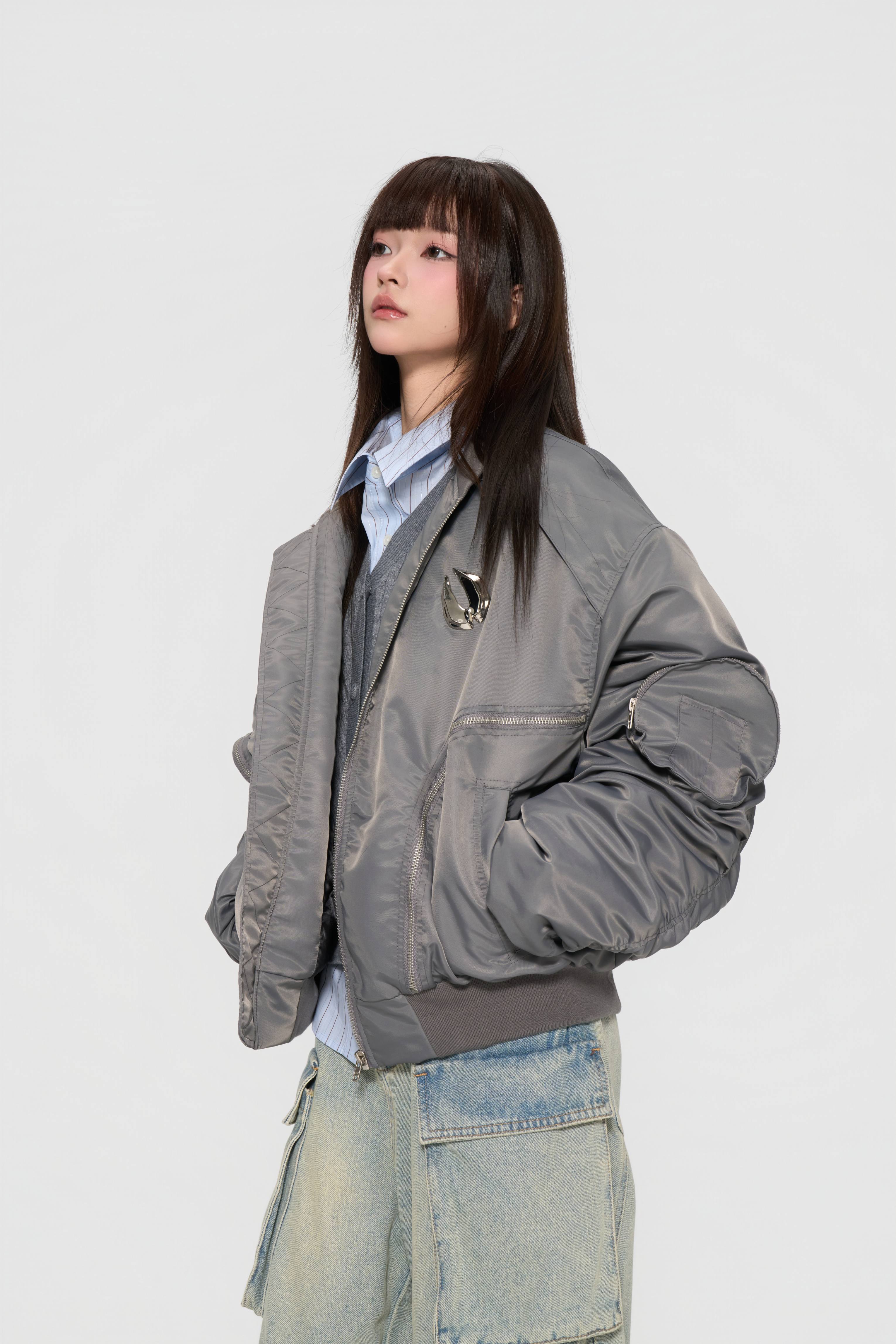 The lottery GT "Metal logo MA-1 jacket" The lottery GT "Metal logo MA-1 jacket"