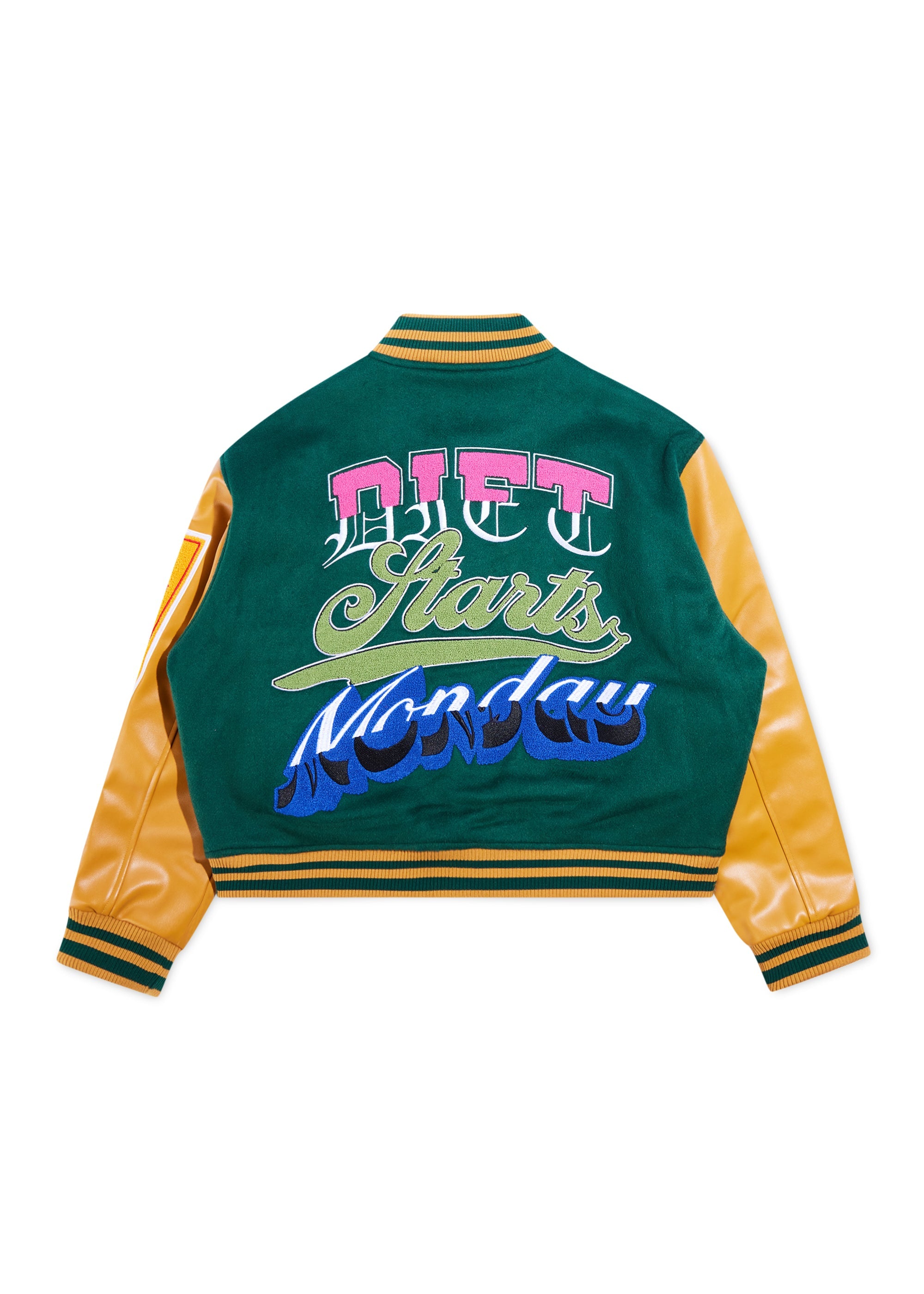 DSM Varsity Jacket - Green/Gold DSM Varsity Jacket - Green/Gold