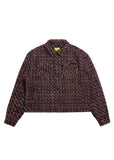 Safety Pin Tweed Jacket - Red Safety Pin Tweed Jacket - Red