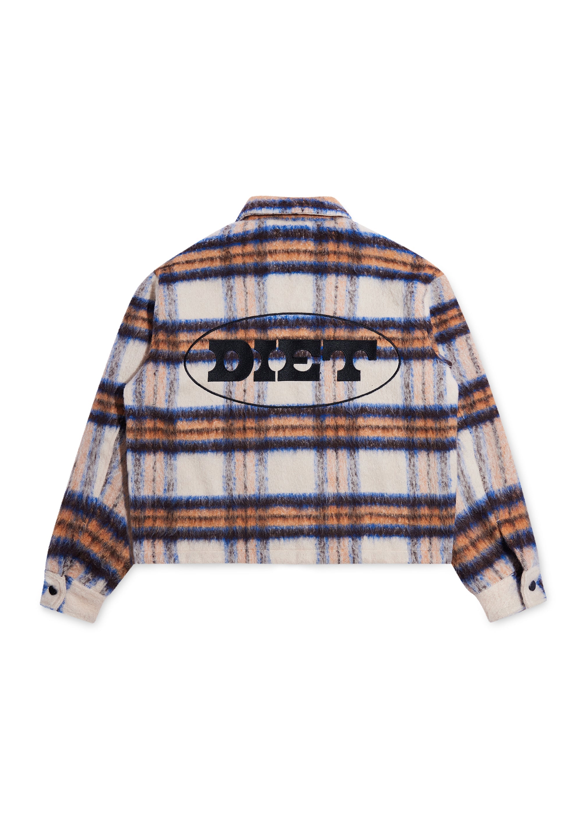 Mohair Zip Flannel - Cream/Yellow Mohair Zip Flannel - Cream/Yellow