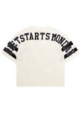Knit Jersey - Cream/Black Knit Jersey - Cream/Black