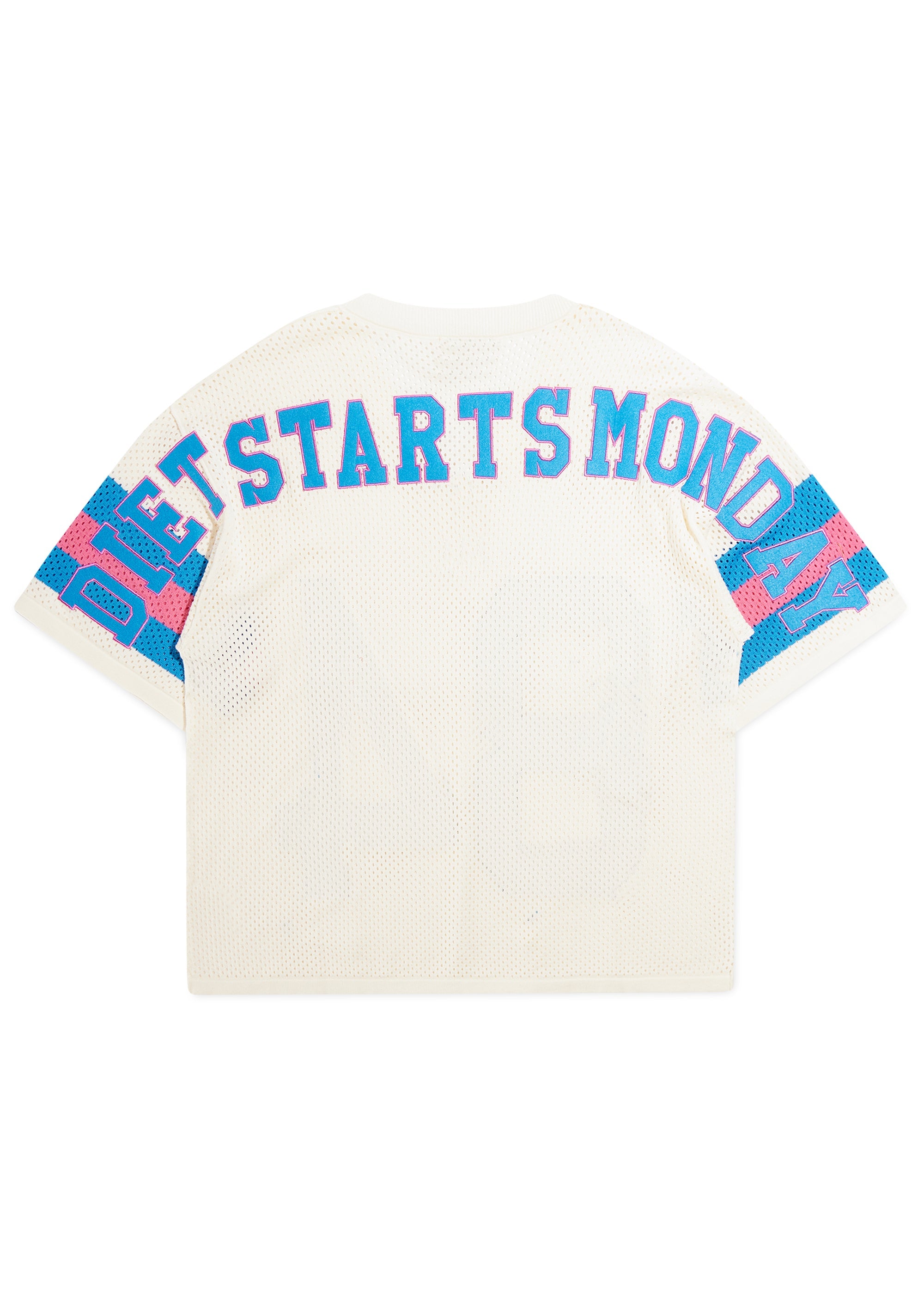 Knit Jersey - Cream/Blue Knit Jersey - Cream/Blue
