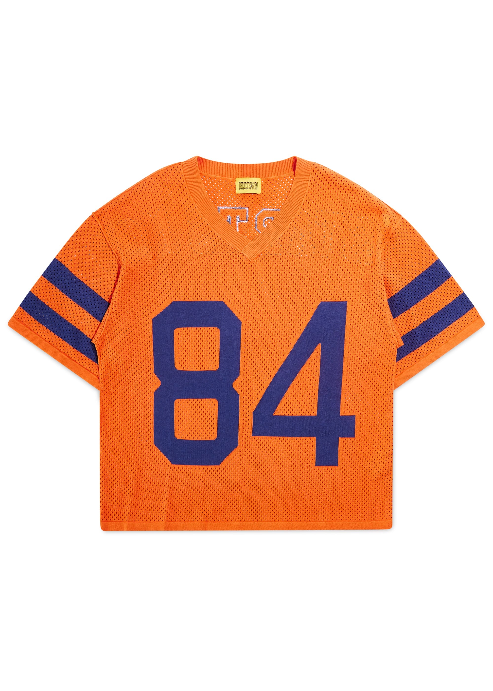 Knit Jersey - Orange/Navy Knit Jersey - Orange/Navy