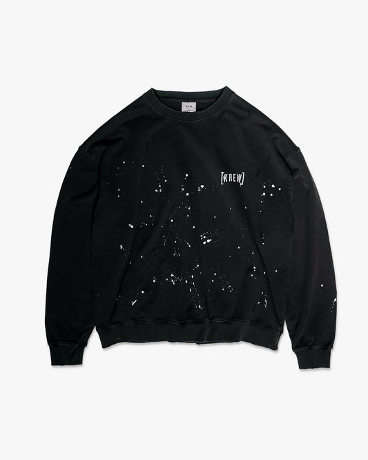 RIPPER CREWNECK - WASHED BLACK