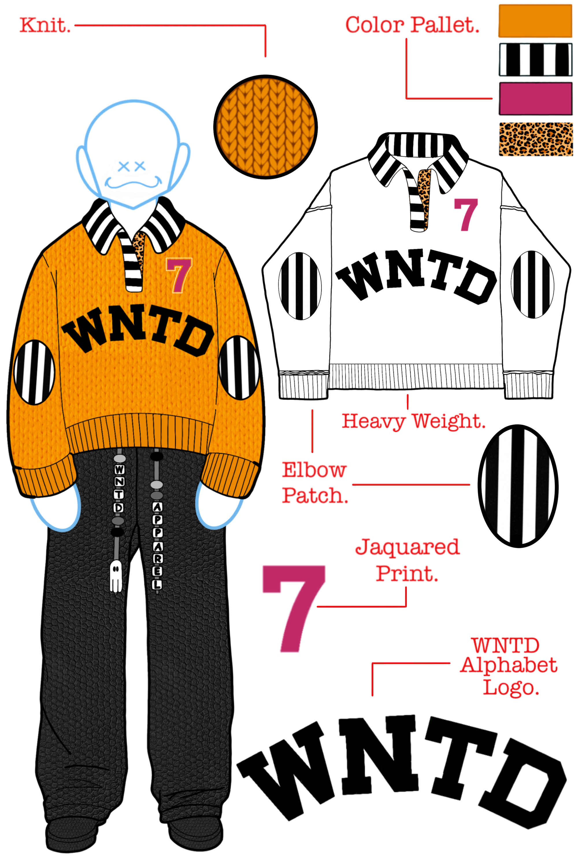 WNTD RUGBY KNIT POLO WNTD RUGBY KNIT POLO