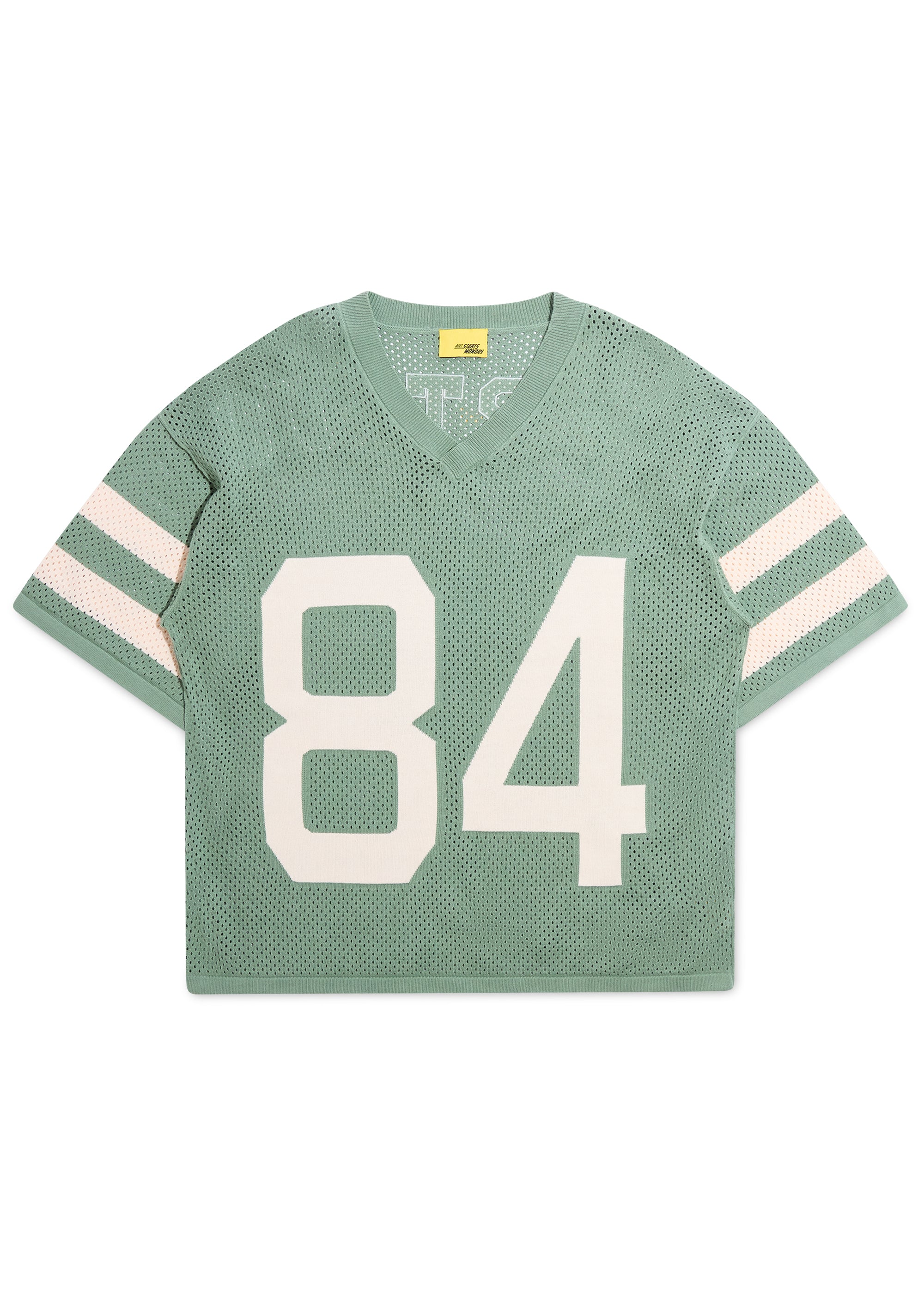Knitted Mesh Jersey - Sage Knitted Mesh Jersey - Sage