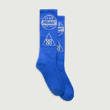 Live Patchwork Sock - Blue Live Patchwork Sock - Blue