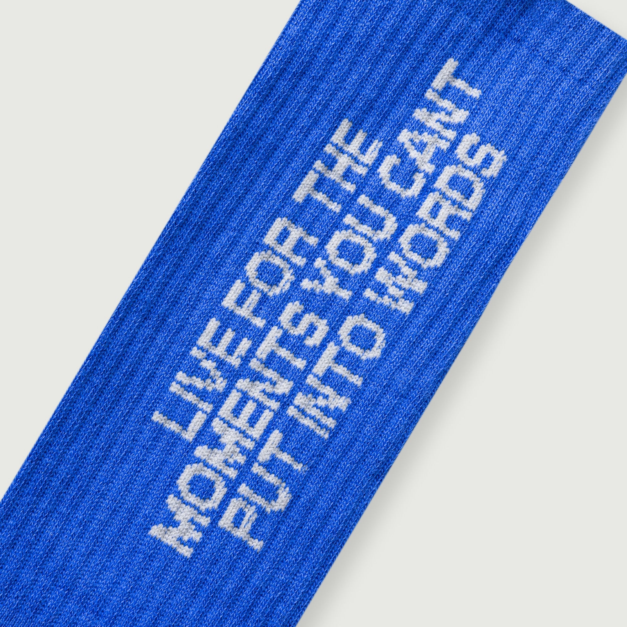 Live Patchwork Sock - Blue Live Patchwork Sock - Blue