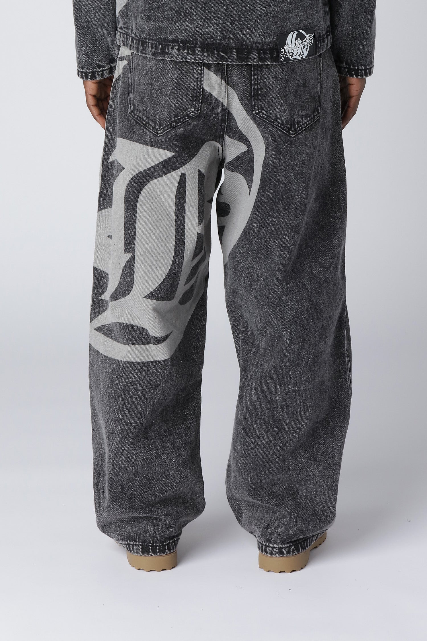 LOGO DENIM JEANS - Black LOGO DENIM JEANS - Black