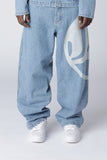 LOGO DENIM JEANS - Light Blue LOGO DENIM JEANS - Light Blue