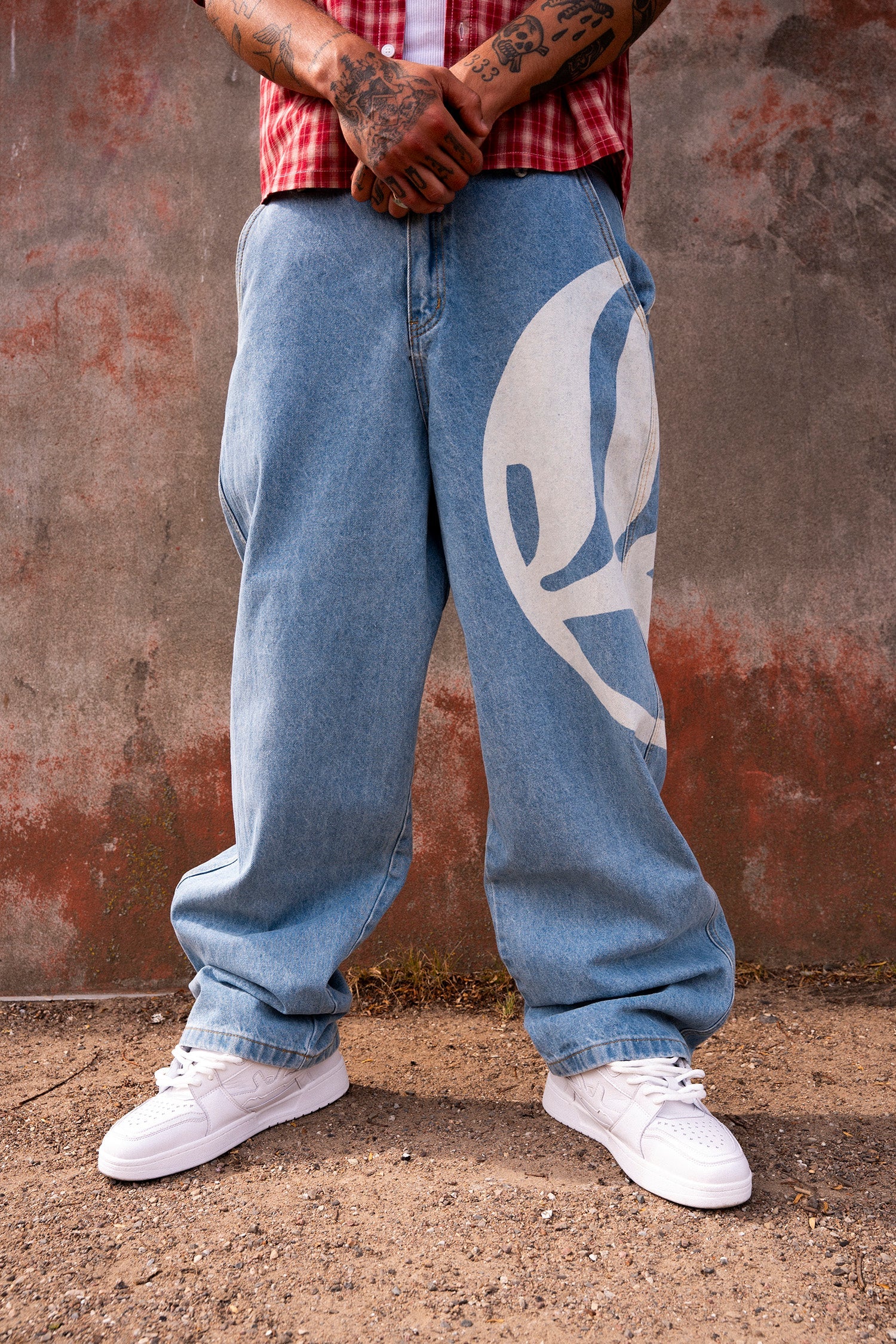 LOGO DENIM JEANS - Light Blue LOGO DENIM JEANS - Light Blue