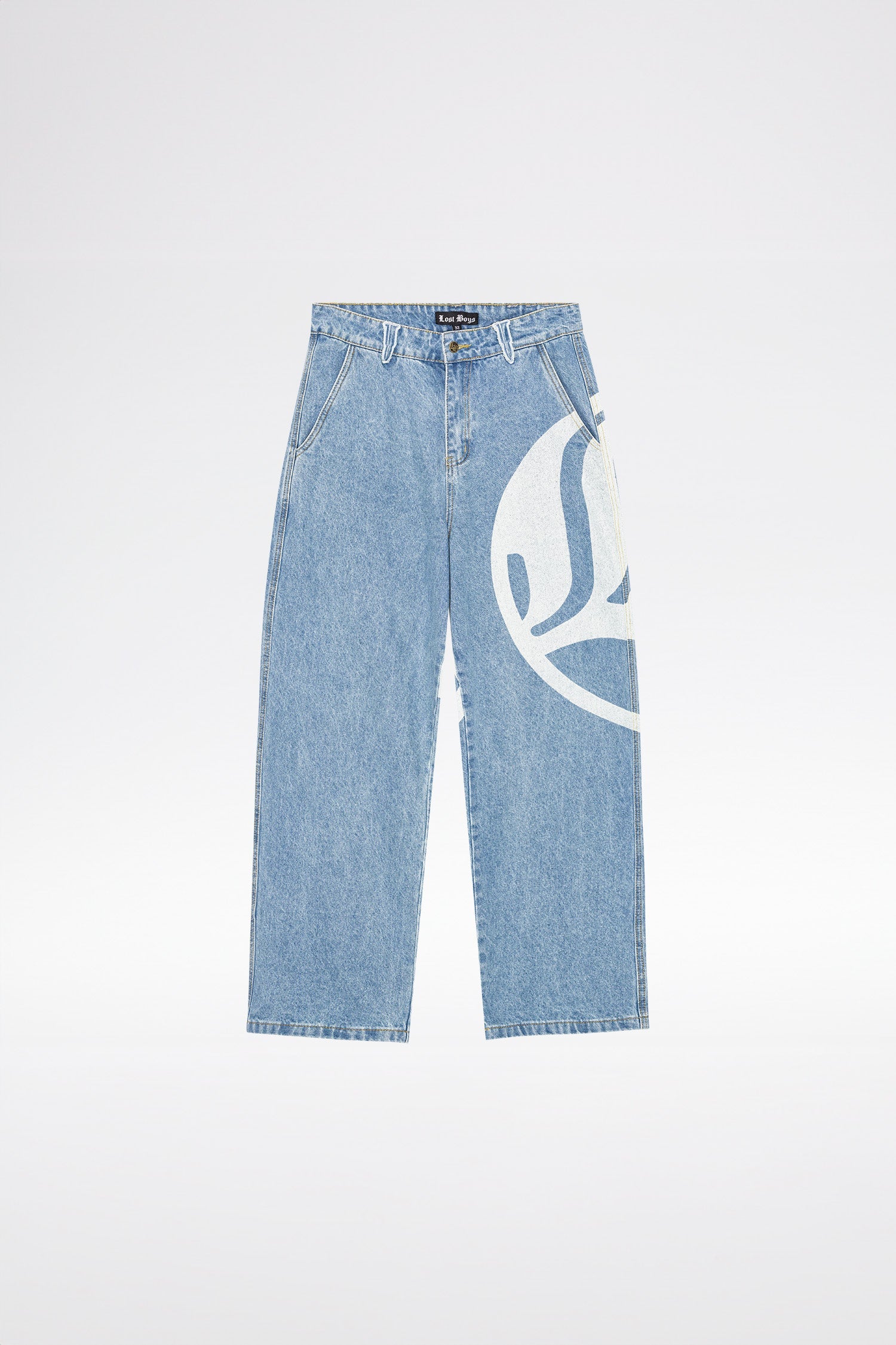 LOGO DENIM JEANS - Light Blue LOGO DENIM JEANS - Light Blue