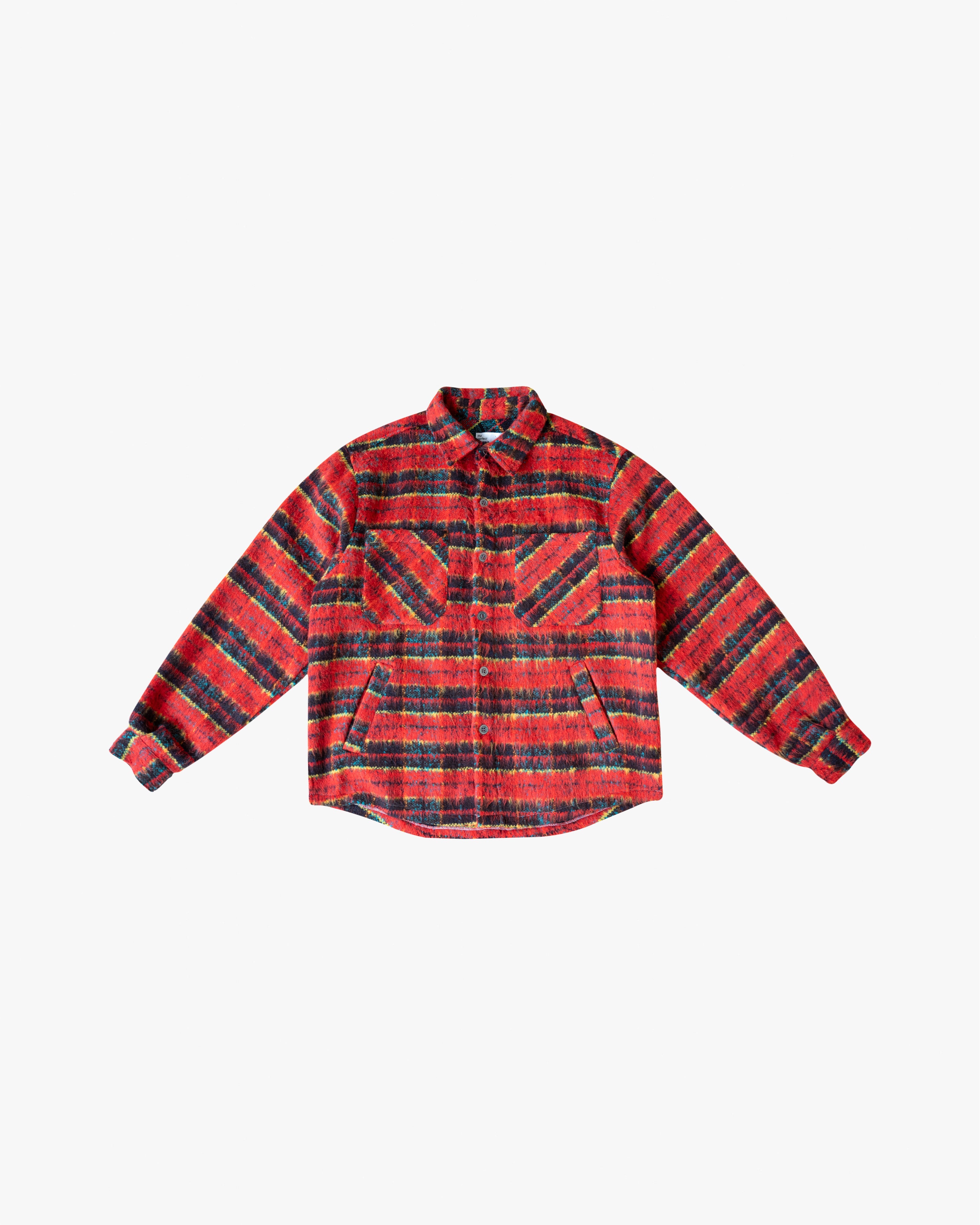 EPTM Side Slit Flannel - Tomato EPTM Side Slit Flannel - Tomato
