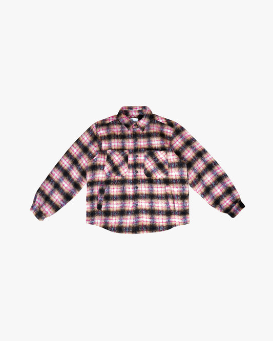 EPTM Side Slit Flannel - Pink