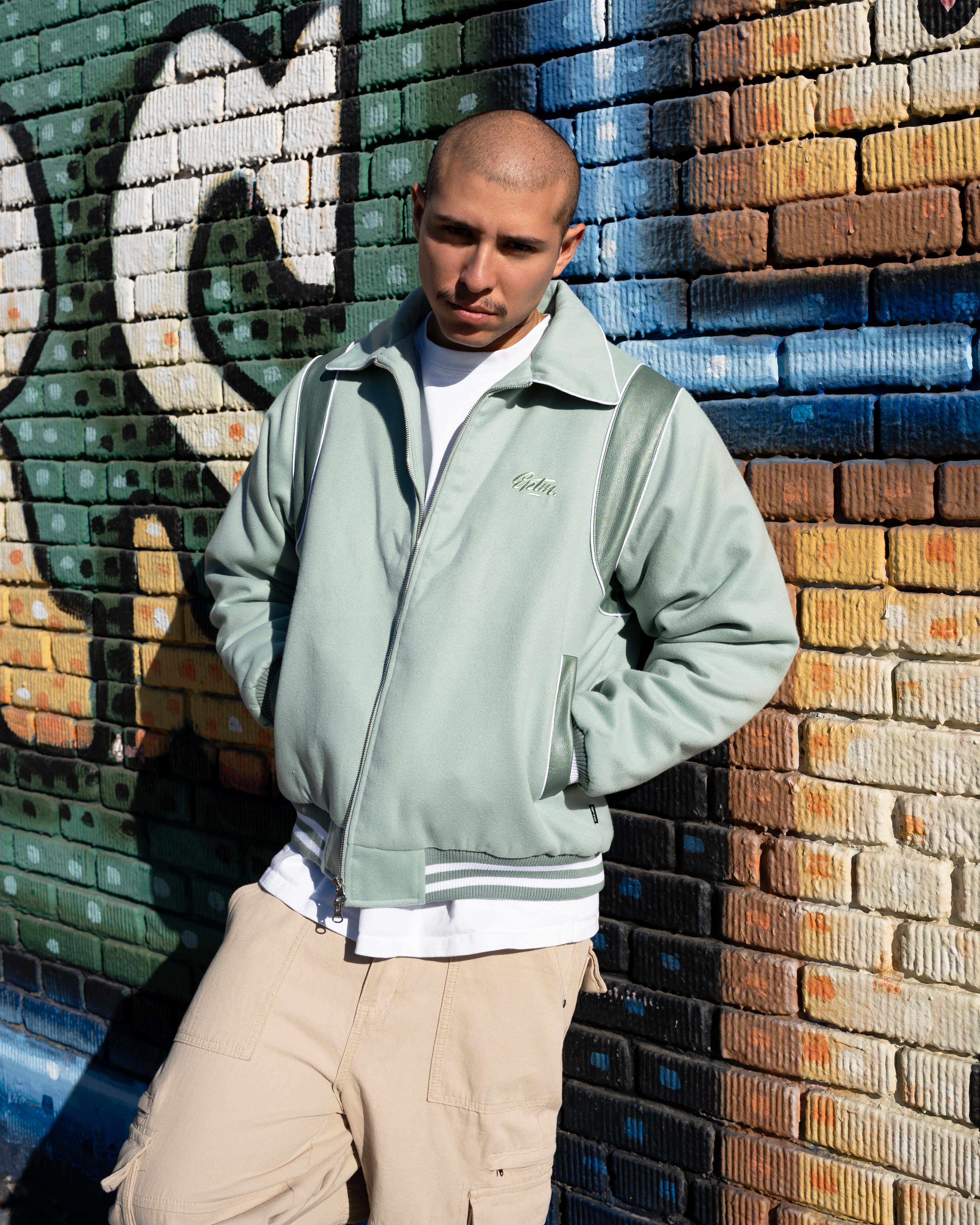 EPTM 23 Varsity Jacket - Sage EPTM 23 Varsity Jacket - Sage